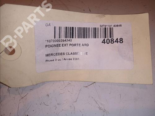 Rear right exterior door handle MERCEDES-BENZ E-CLASS (W210) E 220 CDI (210.006) | BP11103202C130 