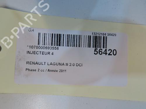Used Injector RENAULT LAGUNA III (BT0/1) 2.0 dCi (BT07, BT0J, BT14, BT1A, BT1S) (131 hp) 31030152