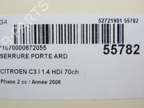 rear-right-lock-citroen-c3-i-fc_-fn_-2002-2003-2004-2005-2006-2007-2008-2009-2010-2011-2012-2013-31274429 main image