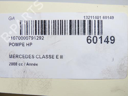 Used Injection pump Injection pump MERCEDES-BENZ E-CLASS (W211) E 200 CDI (211.007) (136 hp) 40437798 40437798
