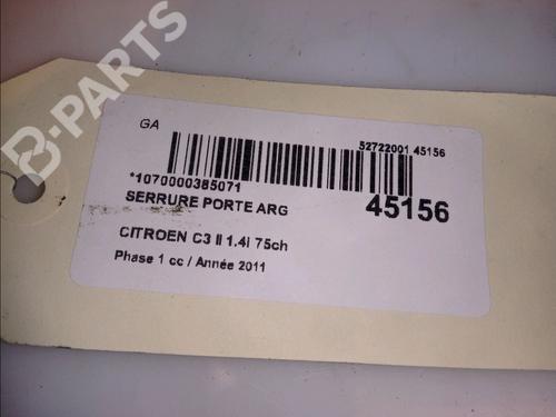 Rear left lock CITROËN C3 II (SC_) 1.4 | BP11103516C100 