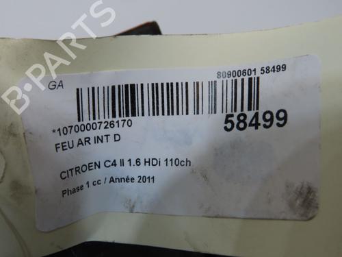 Right tailgate light CITROËN C4 II (NC_) 1.6 HDi 110 | BP36396280C80 - Image 2