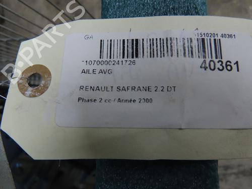 Left front fenders RENAULT SAFRANE II (B54_) 2.2 dT (B54G) | BP9609320C41 