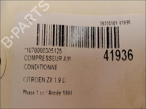 Used AC compressor CITROËN ZX (N2) 1.9 D (68 hp) 23172313
