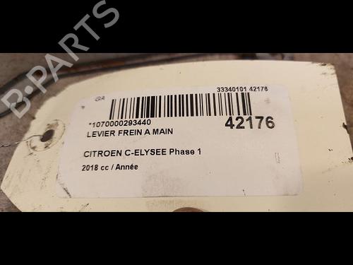 håndbremse CITROËN C-ELYSEE (DD_) 1.2 VTi 82 (82 hp) 9615808