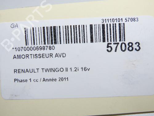 Right front shock absorber RENAULT TWINGO II (CN0_) 1.2 16V (CN04, CN0B) | BP36395795M17 - Image 6