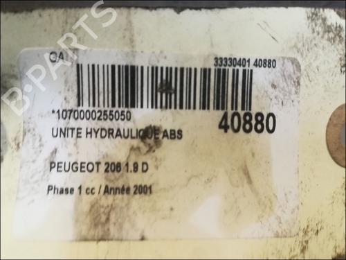 Used ABS pump PEUGEOT 206 Hatchback (2A/C) 1.9 D (69 hp) 9610236