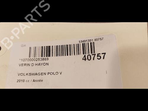 Tailgate lift support VW POLO V (6R1, 6C1) 1.6 TDI | BP14879963C138 