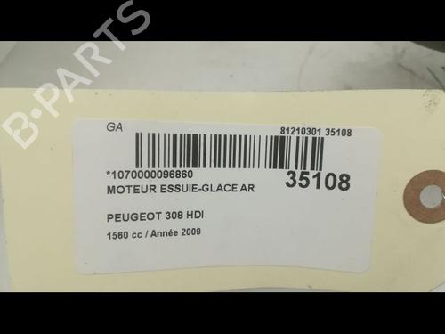 Used Rear wiper motor PEUGEOT 308 I (4A_, 4C_) 1.6 HDi (90 hp) 9597124