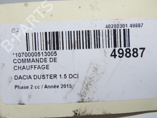 Climate control DACIA DUSTER (HS_) 1.5 dCi 4x4 | BP33860631I5 - Image 5