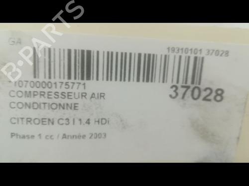Used AC compressor CITROËN C3 I (FC_, FN_) 1.4 HDi (68 hp) 23172292