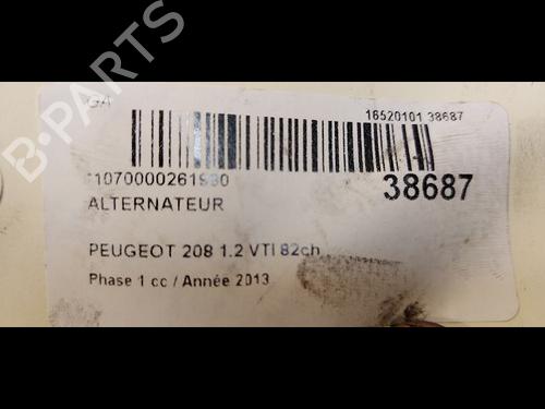 Generator PEUGEOT 208 I (CA_, CC_) 1.2 VTI 82 (82 hp) 9611433