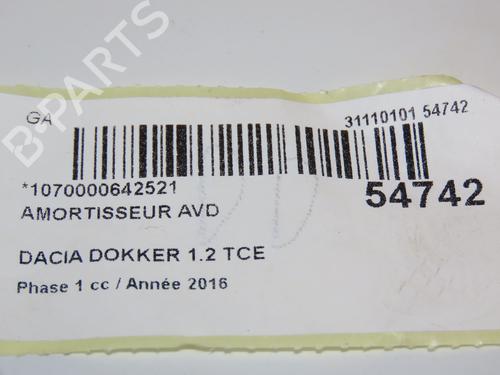 Used Right front shock absorber Right front shock absorber DACIA DOKKER MPV (KE_) 1.2 TCe (KEM0, KEAY) (115 hp) 28967518 28967518