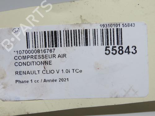 AC compressor RENAULT CLIO V (B7_) 1.0 TCe 90 (B7MT) | BP40205488M34  - Image 9