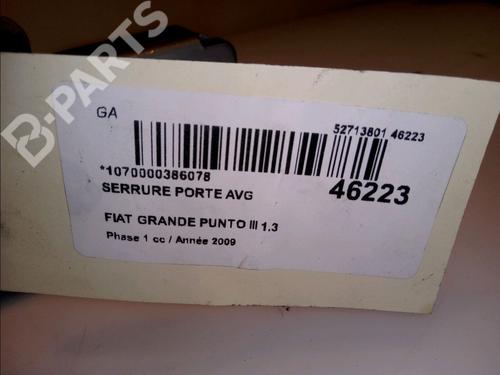 Front left lock FIAT GRANDE PUNTO (199_) 1.3 D Multijet | BP11183564C98 