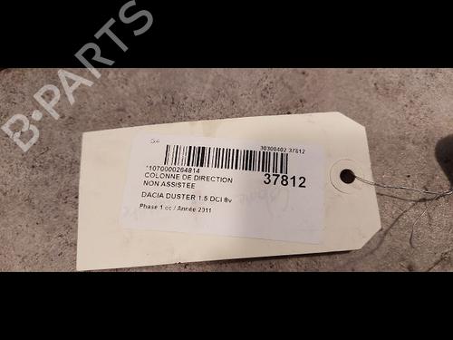 Used Steering column DACIA DUSTER (HS_) 1.5 dCi (HSMC) (107 hp) 9611960