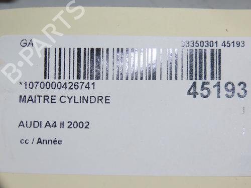 Brake master cylinder AUDI A4 B6 Avant (8E5) 2.5 TDI quattro | BP12136356M77 