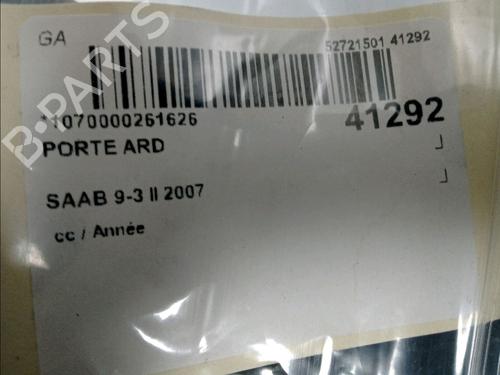 Used Right rear door SAAB 9-3 (YS3F, E79, D79, D75) 1,8t (150 hp) 15076796