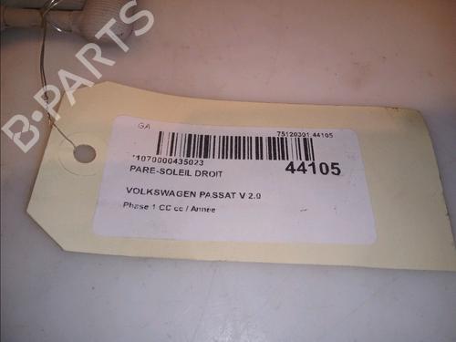 Højre solskærm VW PASSAT CC B6 (357) 2.0 TDI (140 hp) 13301413