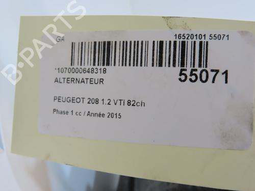 Used Alternator Alternator PEUGEOT 208 I (CA_, CC_) 1.2 VTI 82 (82 hp) 31056213 31056213