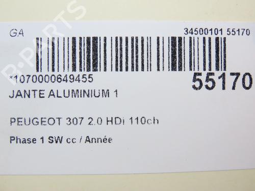 Rim PEUGEOT 307 Break (3E) 2.0 HDI 110 | BP28830108C45 