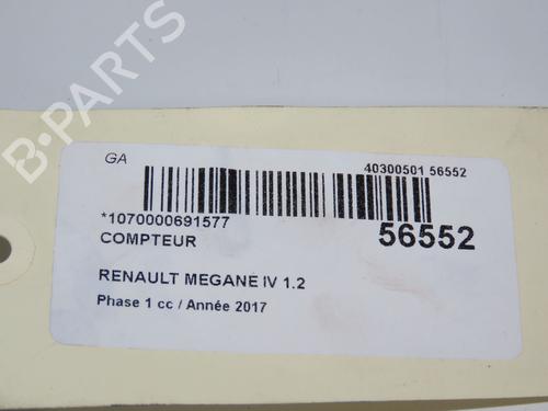 Instrument cluster RENAULT MEGANE IV Hatchback (B9A/M/N_) 1.2 TCe 100 (B9MS) | BP33561812C47  - Image 6