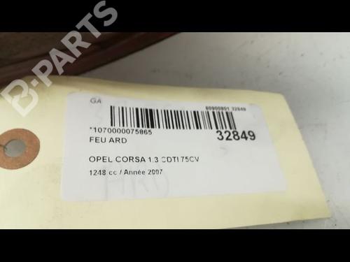 Right taillight OPEL CORSA D (S07) 1.3 CDTI (L08, L68) | BP9596073C35 