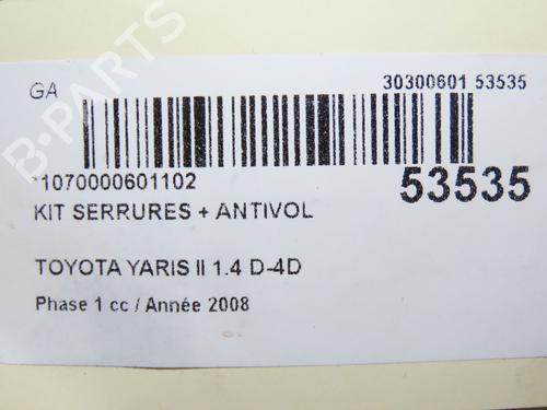 Module électronique TOYOTA YARIS (_P9_) 1.4 D-4D (NLP90_, NLP90R) (90 hp) 28829695
