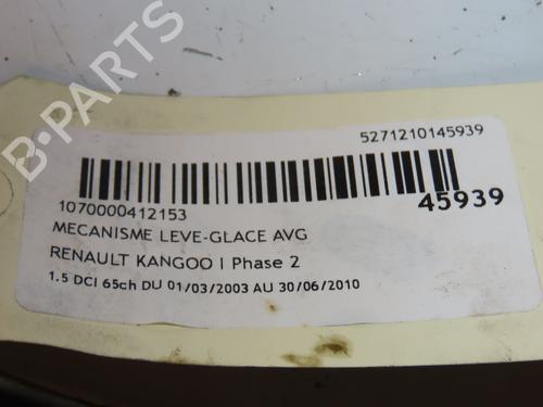 Used Front left window mechanism RENAULT KANGOO Express (FC0/1_) 1.5 dCi (FC07, FC1R) (65 hp) 16781395