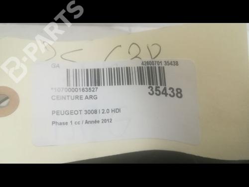 Rear left belt tensioner PEUGEOT 3008 I MPV (0U_) 2.0 HDi Hybrid4 | BP9601458C89 