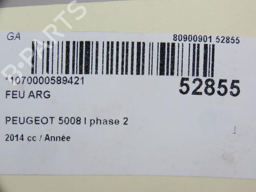 Left taillight PEUGEOT 5008 (0U_, 0E_) 1.6 HDi | BP28969644C34 