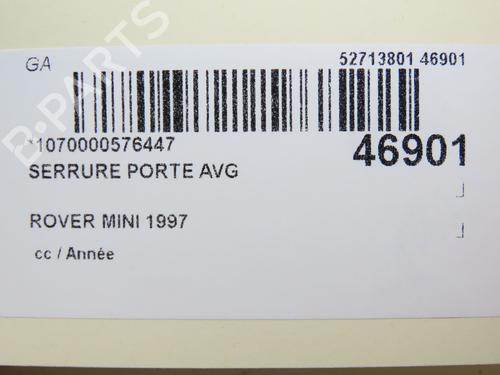 Used Front left lock ROVER MINI Hatchback 1300 (63 hp) 28831628