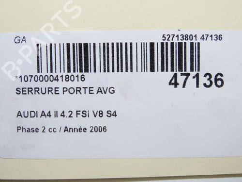 Used Front left lock Front left lock AUDI A4 B7 Avant (8ED) S4 quattro (344 hp) 33417797 33417797