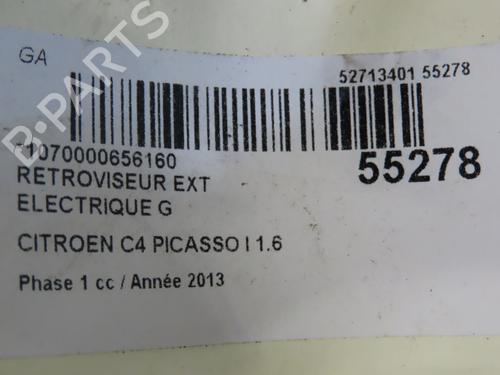Retrovisor esquerdo CITROËN C4 Picasso I MPV (UD_) 1.6 HDi 110 | BP29415168C26