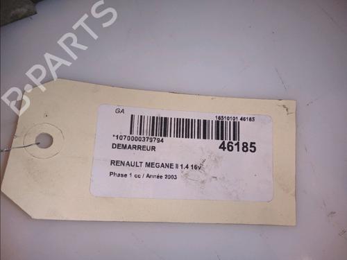 Used Starter RENAULT MEGANE II (BM0/1_, CM0/1_) 1.4 16V (BM0B, CM0B) (98 hp) 11992300