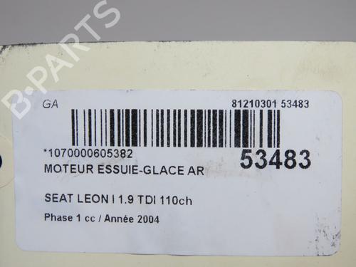 Used Rear wiper motor Rear wiper motor SEAT LEON (1M1) 1.9 TDI (130 hp) 34229734 34229734