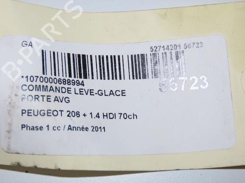 Left front window switch PEUGEOT 206+ (2L_, 2M_) 1.4 HDi eco 70 | BP32253916I27 - Image 5