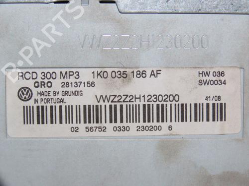 Radio VW CADDY III Box Body/MPV (2KA, 2KH, 2CA, 2CH) 1.9 TDI 4motion | BP18129667E6 