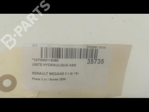 ABS pump RENAULT MEGANE II Saloon (LM0/1_) 1.6 16V (LM1R, LM0C) | BP9598120M43 