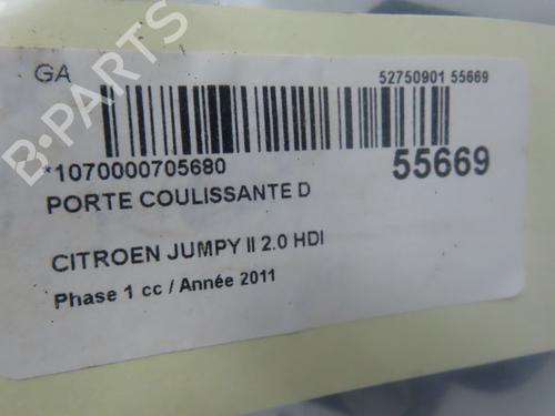 Right slide door CITROËN JUMPY II Van 2.0 HDi 120 | BP32377419C75