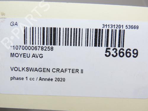 Used Right front steering knuckle VW CRAFTER Van (SY_, SX_) 2.0 TDI FWD (SYB, SYC, SYD) (177 hp) 30447516