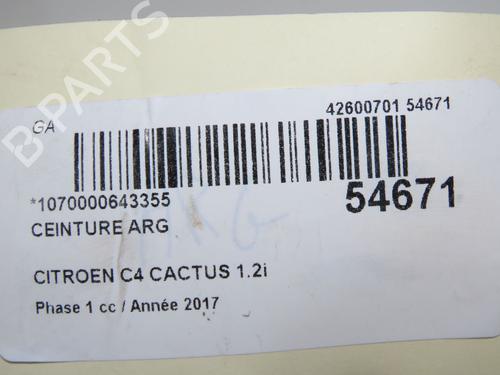 Used Rear left belt tensioner Rear left belt tensioner CITROËN C4 CACTUS 1.2 THP 110 (110 hp) 33893132 33893132