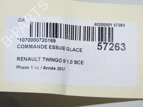 Steering column stalk RENAULT TWINGO III (BCM_, BCA_) 1.0 SCe 70 (BCMB) | BP32657959I23  - Image 5