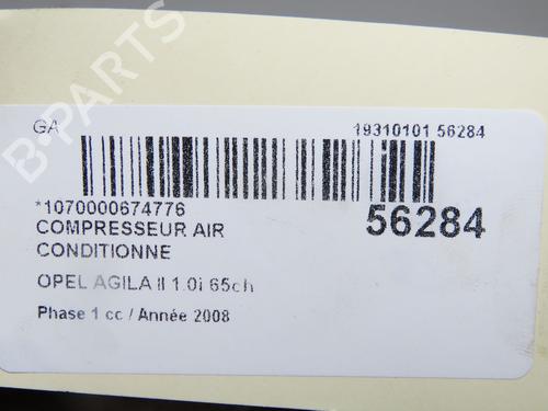 Used AC compressor OPEL AGILA B (H08) 1.0 (F68) (65 hp) 32277415
