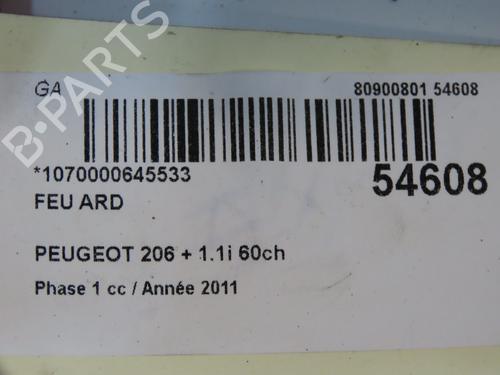 Right taillight PEUGEOT 206+ (2L_, 2M_) 1.1 | BP32100518C35 - Image 4