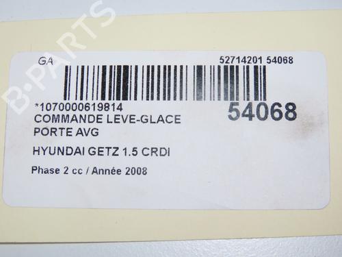Used Left front window switch Left front window switch HYUNDAI GETZ (TB) 1.5 CRDi (88 hp) 33132548 33132548