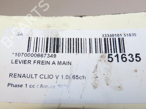 Hand brake RENAULT CLIO V (B7_) 1.0 SCe 65 (B7MG) | BP29441681I18 