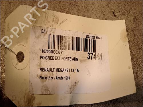 Used Rear left exterior door handle RENAULT MEGANE I (BA0/1_) 1.6 16V (BA04, BA0B, BA11, BA1J, BA16, BA19, BA1K, BA1V,... (107 hp) 23176796