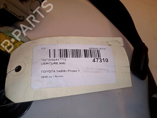Front right belt tensioner TOYOTA YARIS (_P1_) 1.3 (SCP12_, SCP13_, SCP12R, SCP13R) | BP13030956C88 