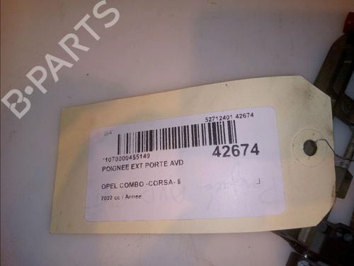front-right-exterior-door-handle-opel-combo-tour-16-9201128-2001-2002-2003-2004-2005-2006-2007-2008-2009-2010-2011-14951364 main image